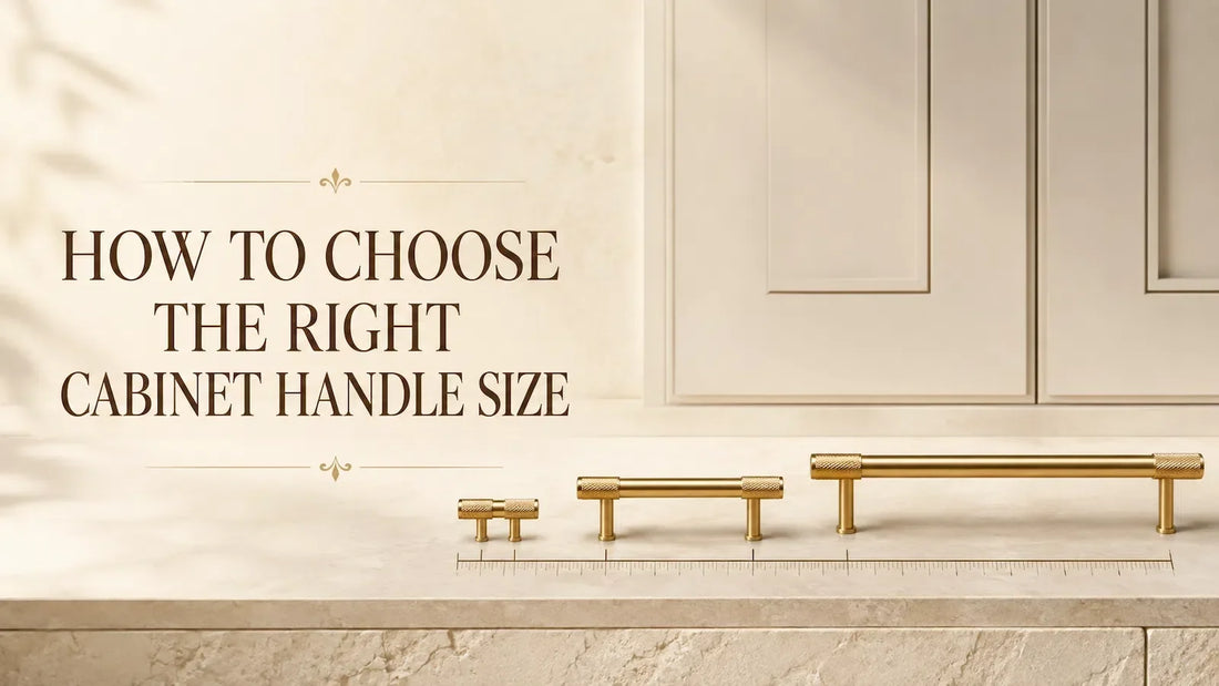 Different cabinet handle sizes for kitchens wardrobes and drawers