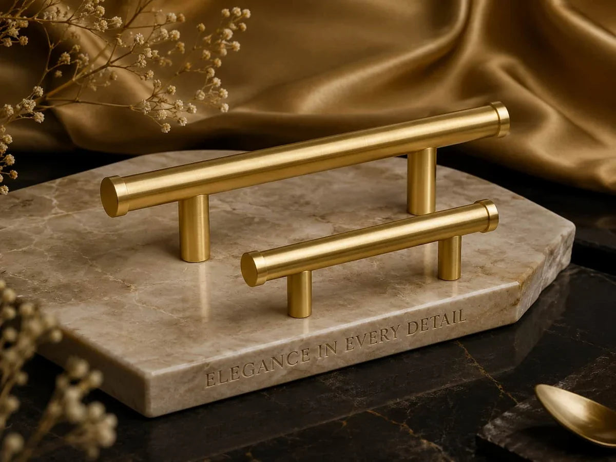 Luxury Solid Brass Cabinet Handles Collection by Brass Essence