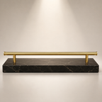 Euro Bar Solid Brass Cabinet Handles – product view – Brass Essence