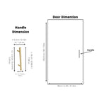 Euro Bar Solid Brass Cabinet Handles – product view – Brass Essence