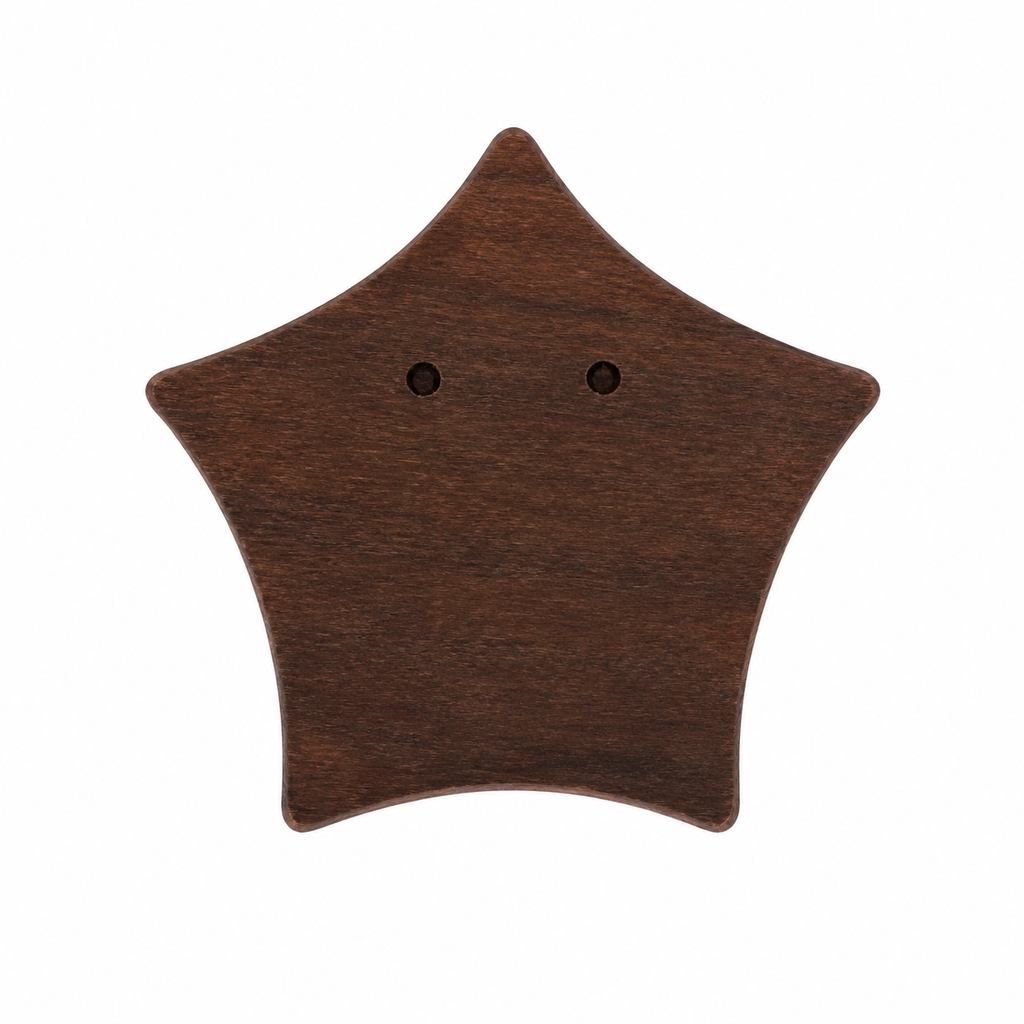 Starfish Wood Knob | Kids Wooden Cabinet Knob India