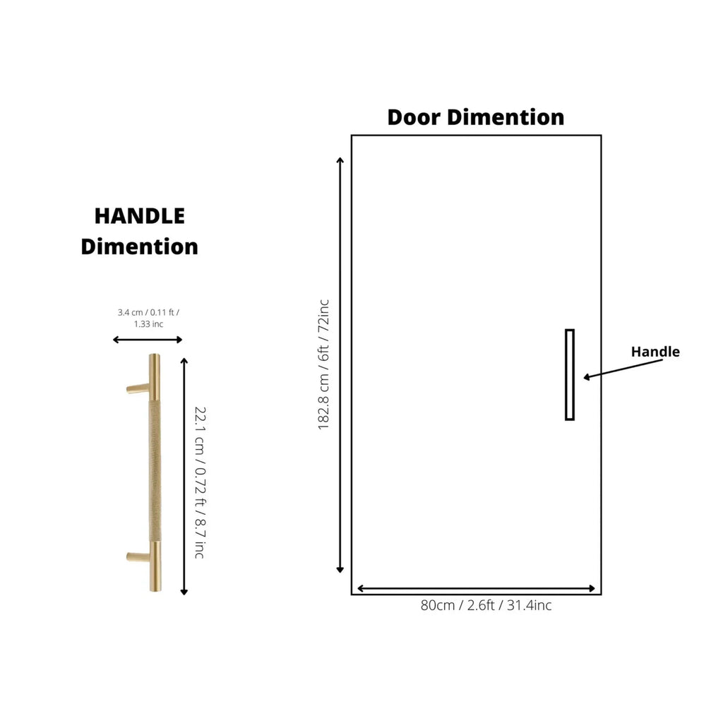 Yashvite Knurled Brass Collection | Solid Brass Cabinet Handles