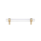 Lumiera Clear Acrylic & Brass Handle Collection