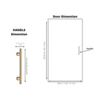 Goblet Solid Brass Cabinet Handles | Modular Kitchen Handles