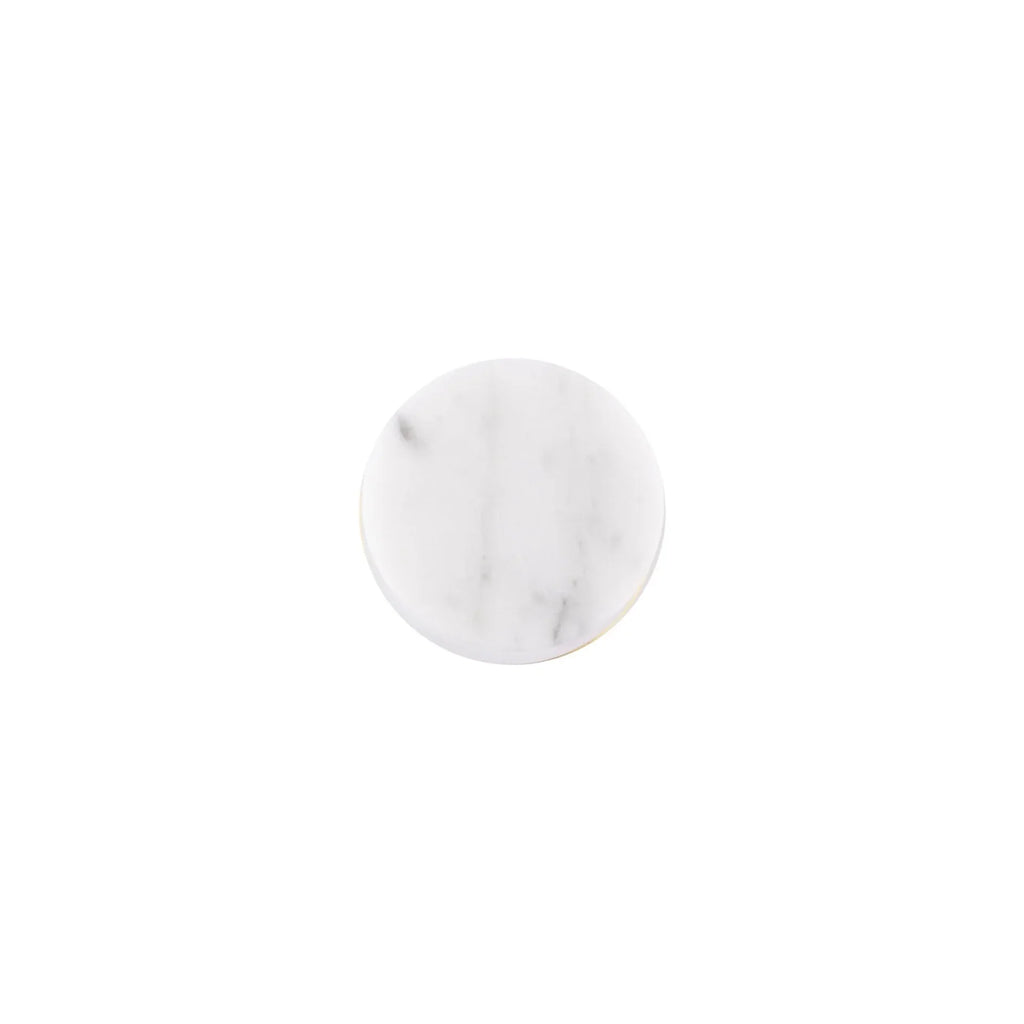 Karish Marble & Brass Cabinet Knob | Luxury Marble Cabinet Knob