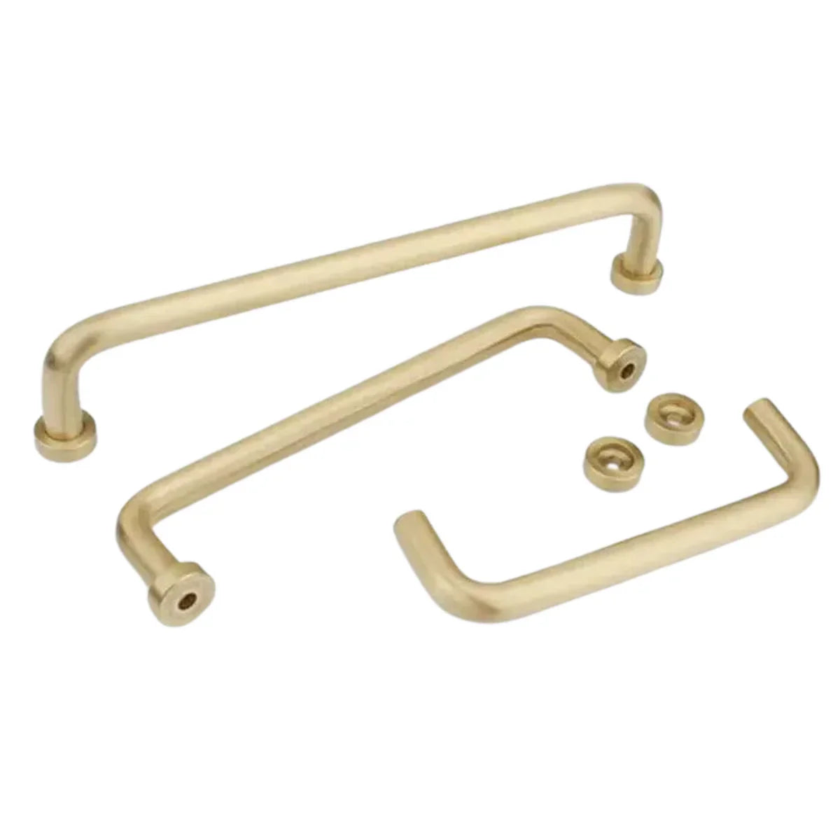 Arcora Curved Brass Collection | Solid Brass Cabinet Handles
