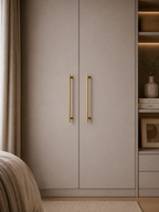 Naveena Signature Solid Brass Cabinet Handles – product view – Brass Essence
