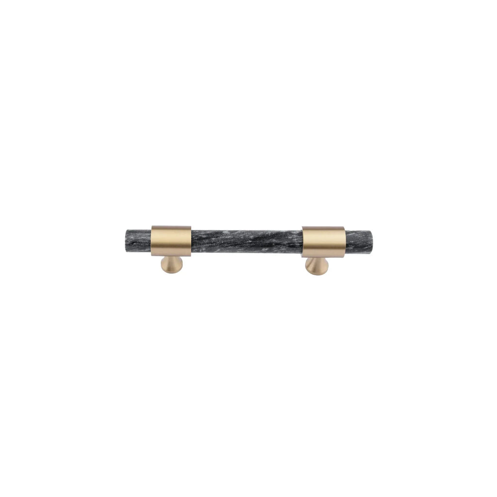 Karish Marble & Brass Cabinet Handles | Luxury Marble Handles India
