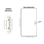 Goblet Solid Brass Cabinet Handles | Modular Kitchen Handles
