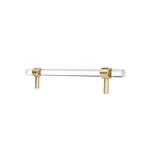 Lumiera Clear Acrylic & Brass Handle Collection