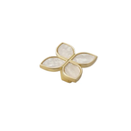 Zinc Leaf Acrylic Knob