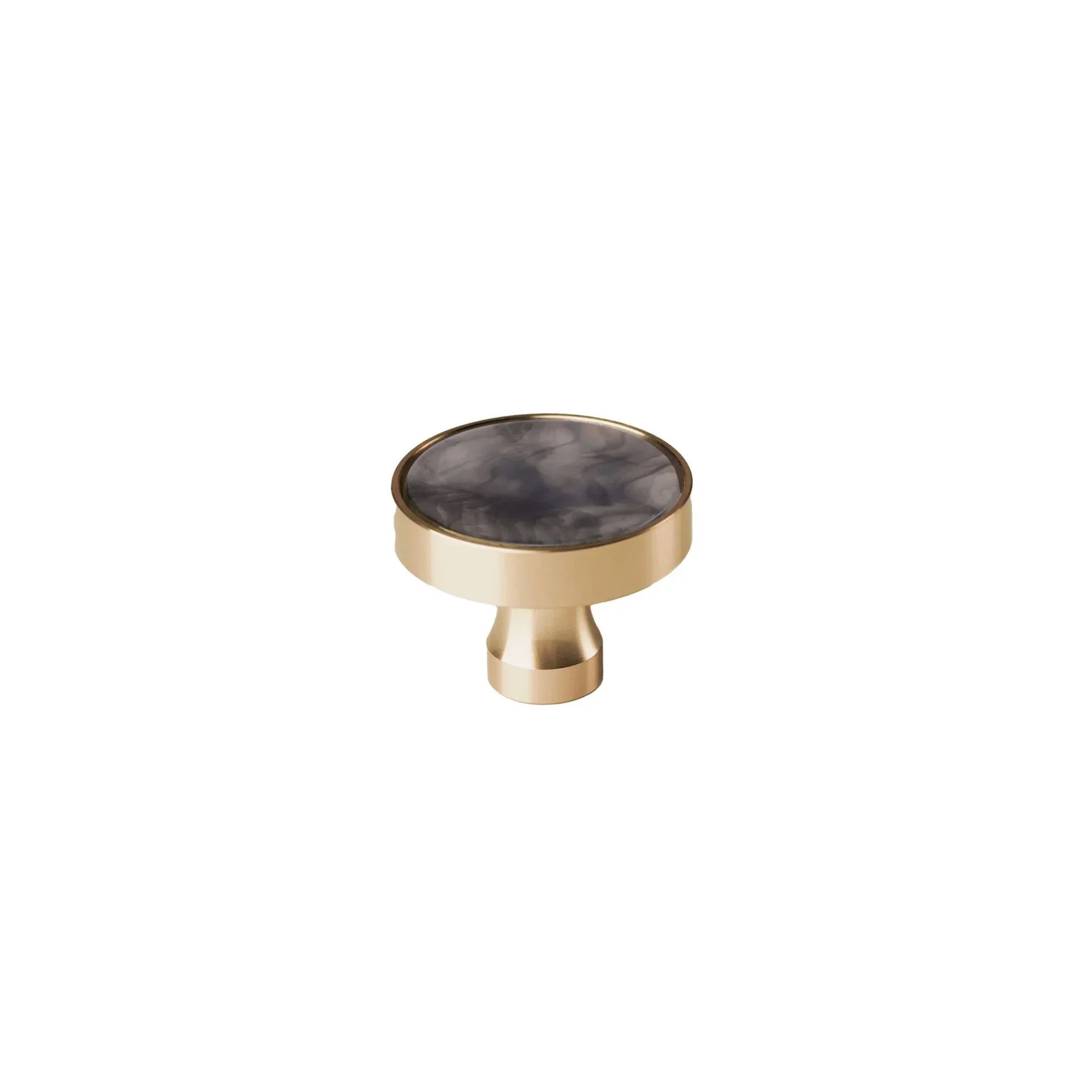 Prisma Acrylic & Brass Disc Cabinet Knob | Luxury Cabinet Hardware India