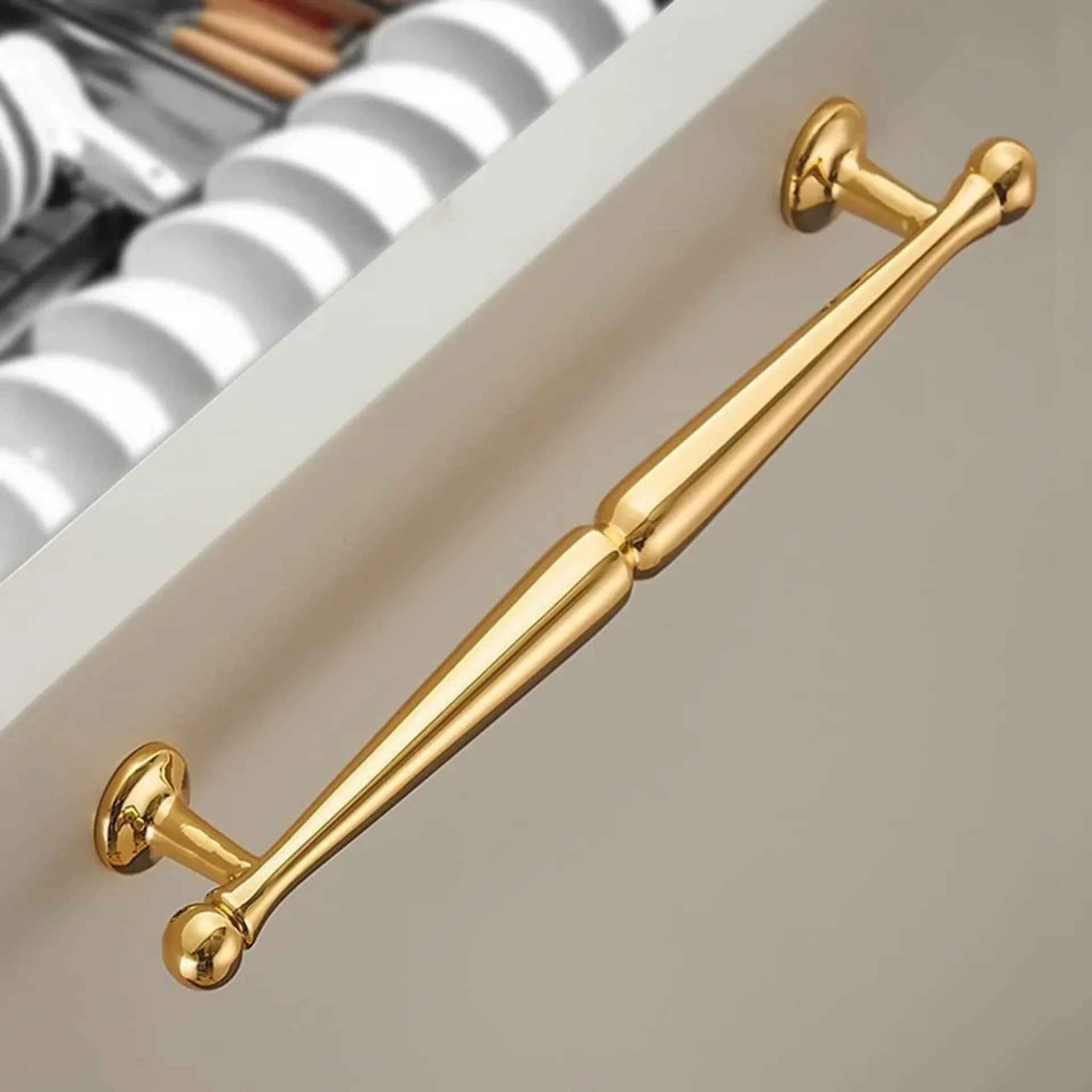Nishilia Heritage Brass Collection | Solid Brass Cabinet & Wardrobe Handles