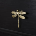 Dragonfly Solid Brass Cabinet Pull – product view – Brass Essence
