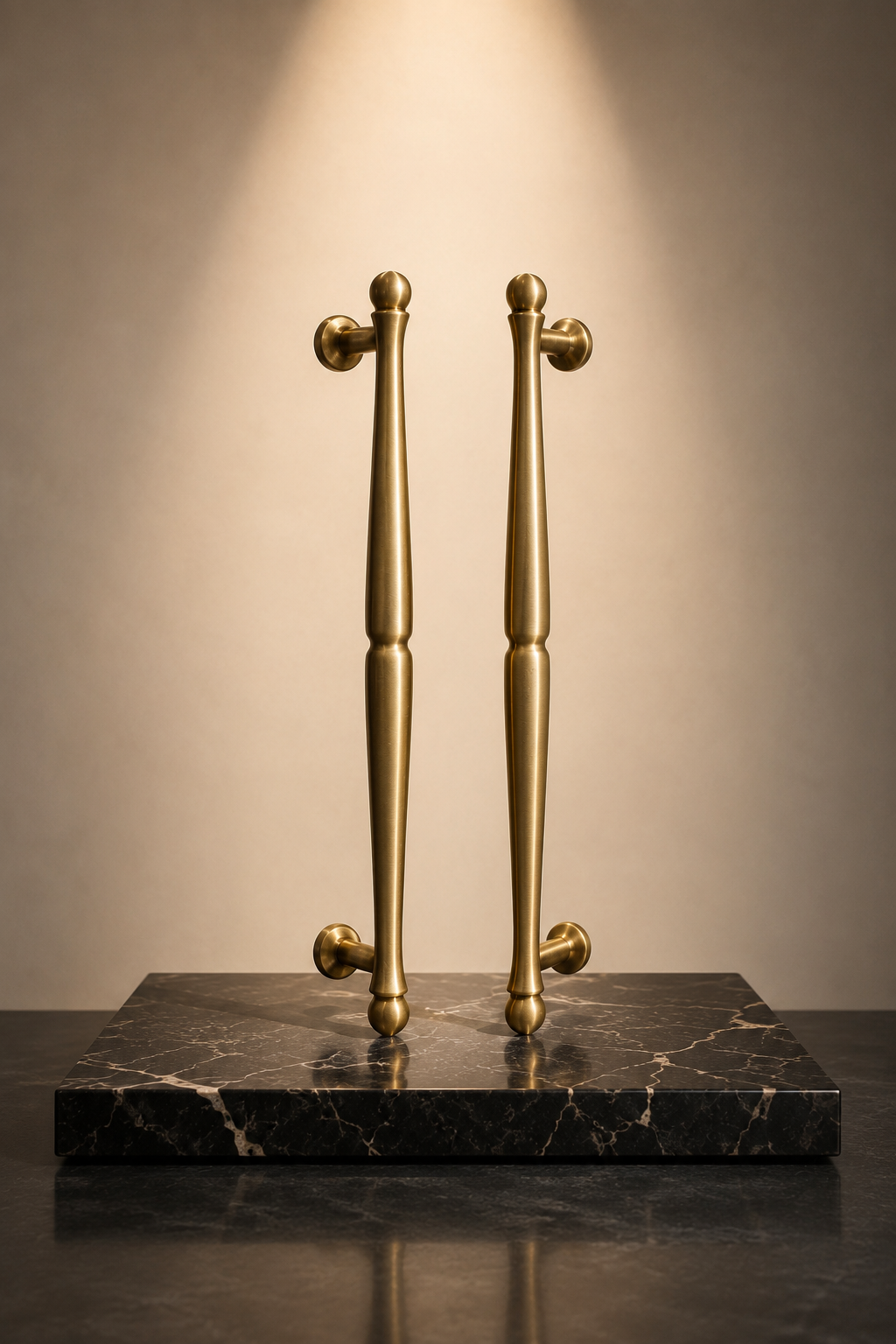 Nishilia Heritage Brass Collection | Solid Brass Cabinet & Wardrobe Handles