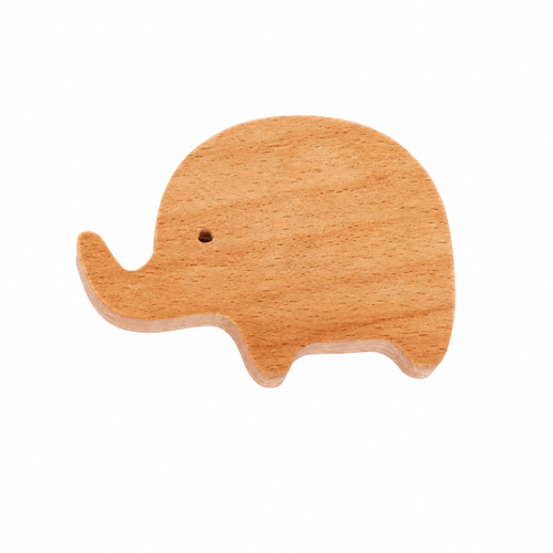 Elephant Wood Knob | Kids Wooden Cabinet Knob India