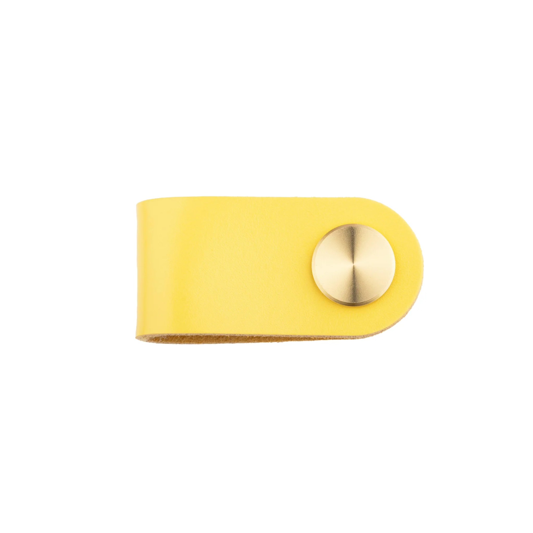 Brass essence Leather and Brass Strap Cabinet Pulls with leather strap and brass hardware for modern furniture decor