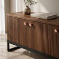 Textured Bar & Knob Handle Set – Modern Industrial Design 9