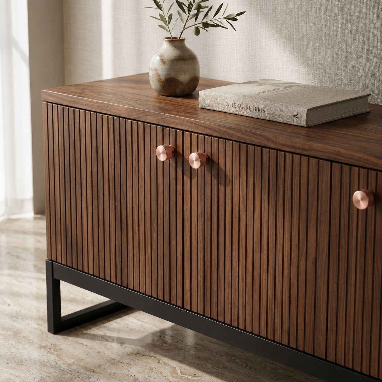 Textured Bar & Knob Handle Set – Modern Industrial Design 9