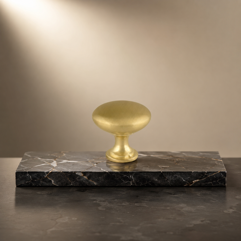 Oval Zinc Alloy Cabinet Knob 4