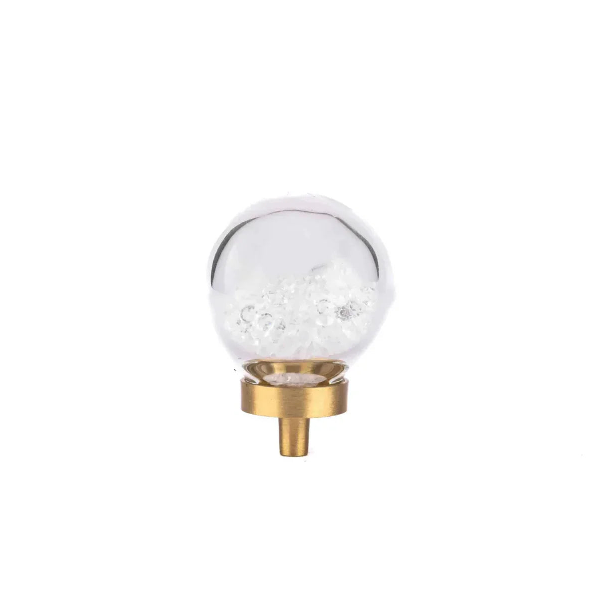 Moon Orb Crystal Cabinet Knob | Acrylic & Natural Crystal Knob