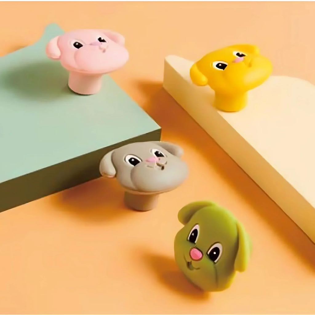 Soft-Touch Puppy Silicone Cabinet Knob & Handle | Kids Furniture