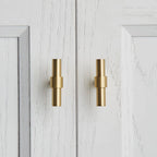 Naveena Signature Solid Brass Cabinet Handles – product view – Brass Essence