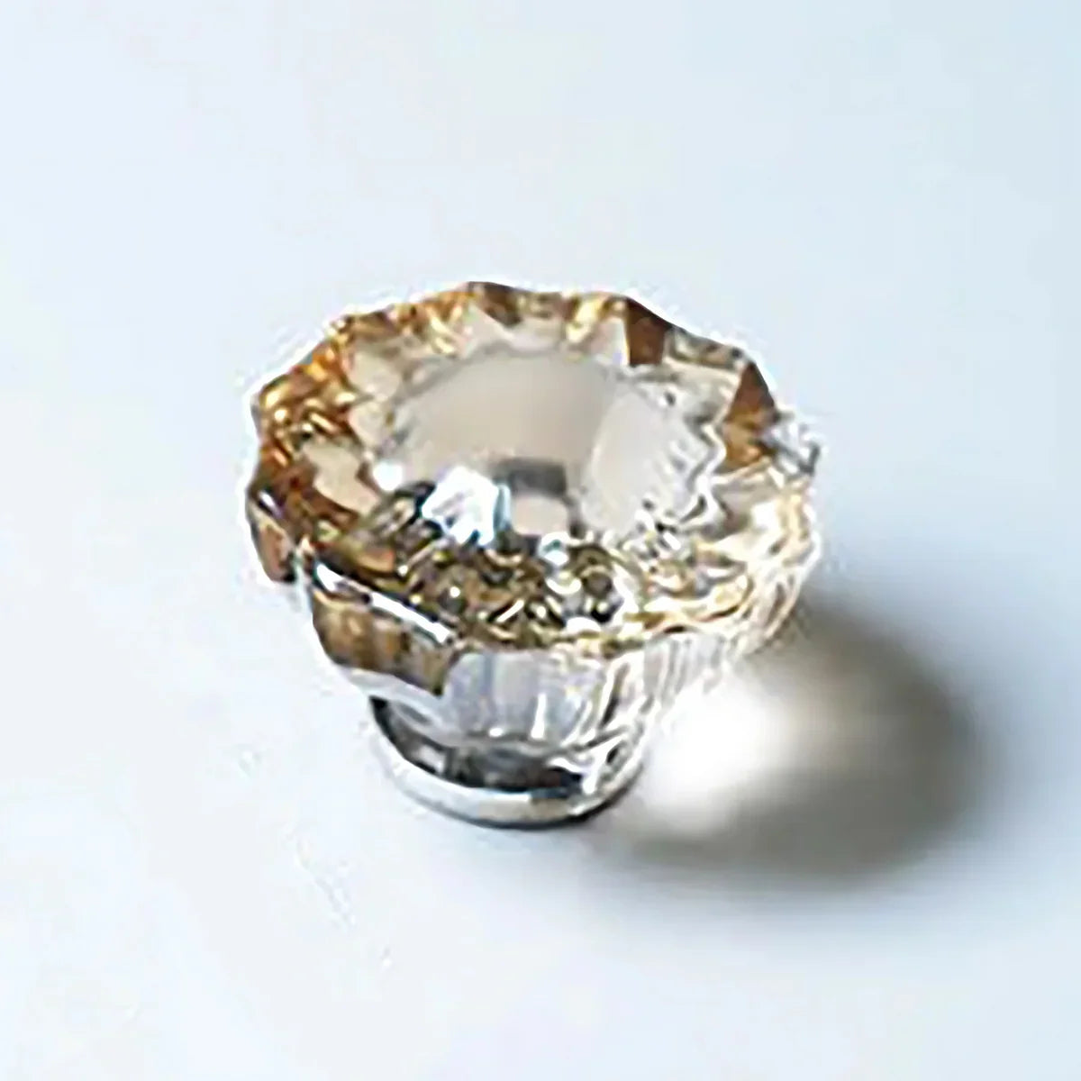 Diamond Faceted Crystal Cabinet Knob | Luxury Crystal Knob
