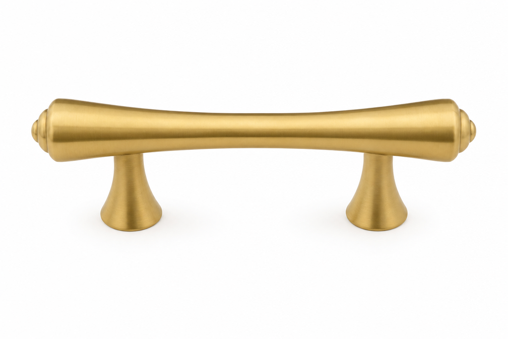 Dumbbell Brass Handle – product view – Brass Essence