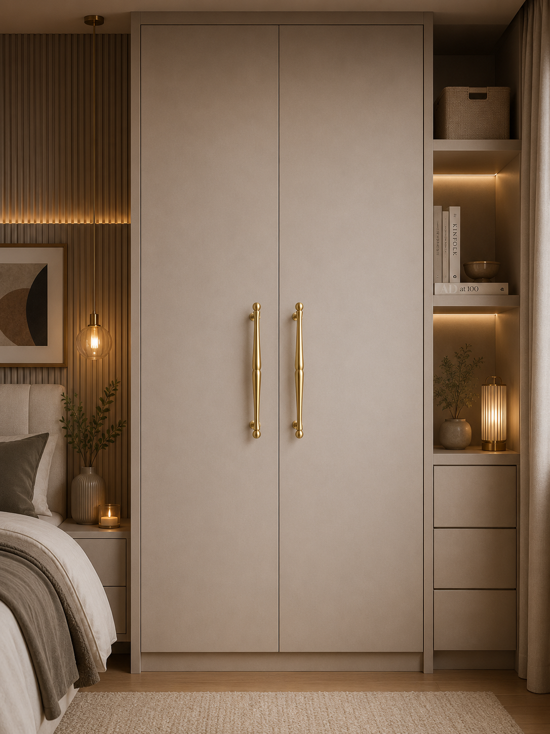 Nishilia Heritage Brass Collection | Solid Brass Cabinet & Wardrobe Handles