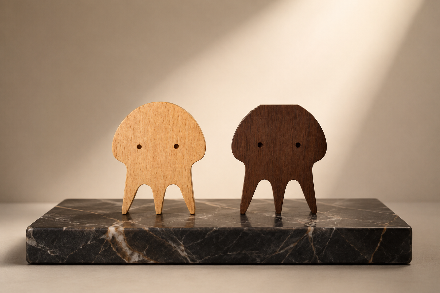 Jellyfish Wood Knob | Premium Wooden Cabinet Knob India