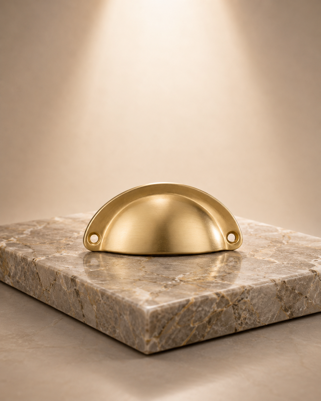 Classic Solid Brass Shell Pull Handle | Brass Essence India