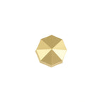 Octagon Geometric Brass Cabinet Knob | Premium Solid Brass Modern Cabinet Knob | Brass Essence India