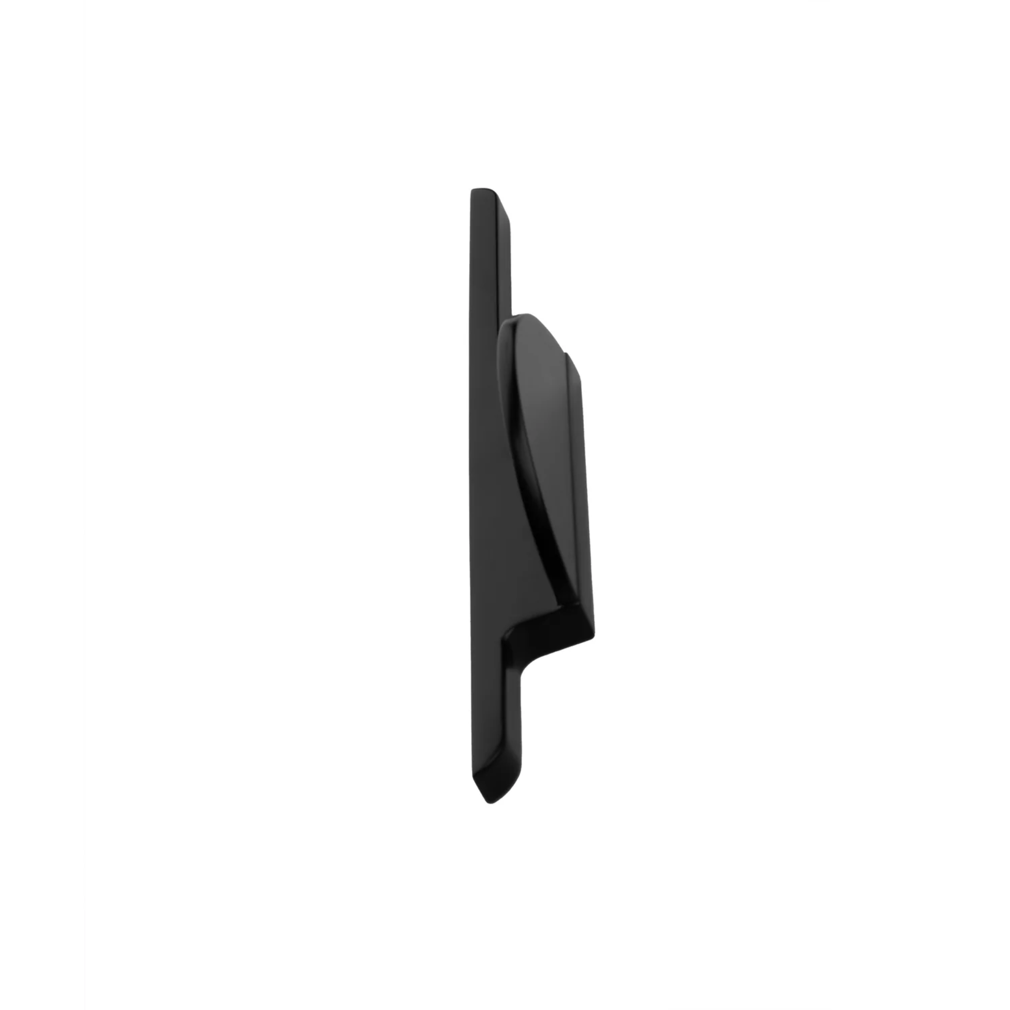 Modern circle and bar door handle by Brass Essence, gold and black zinc alloy finish on a sleek door handle design.
