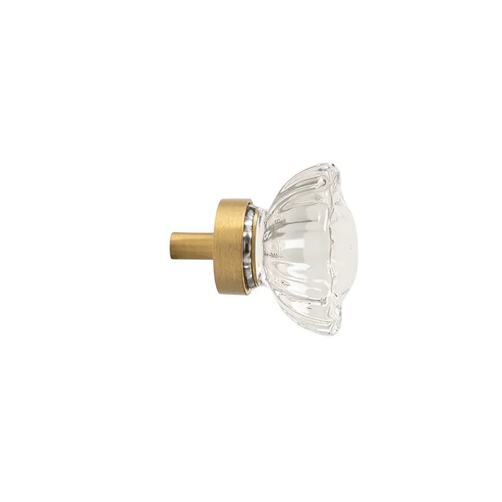 Diamond Faceted Crystal Cabinet Knob | Luxury Crystal Knob