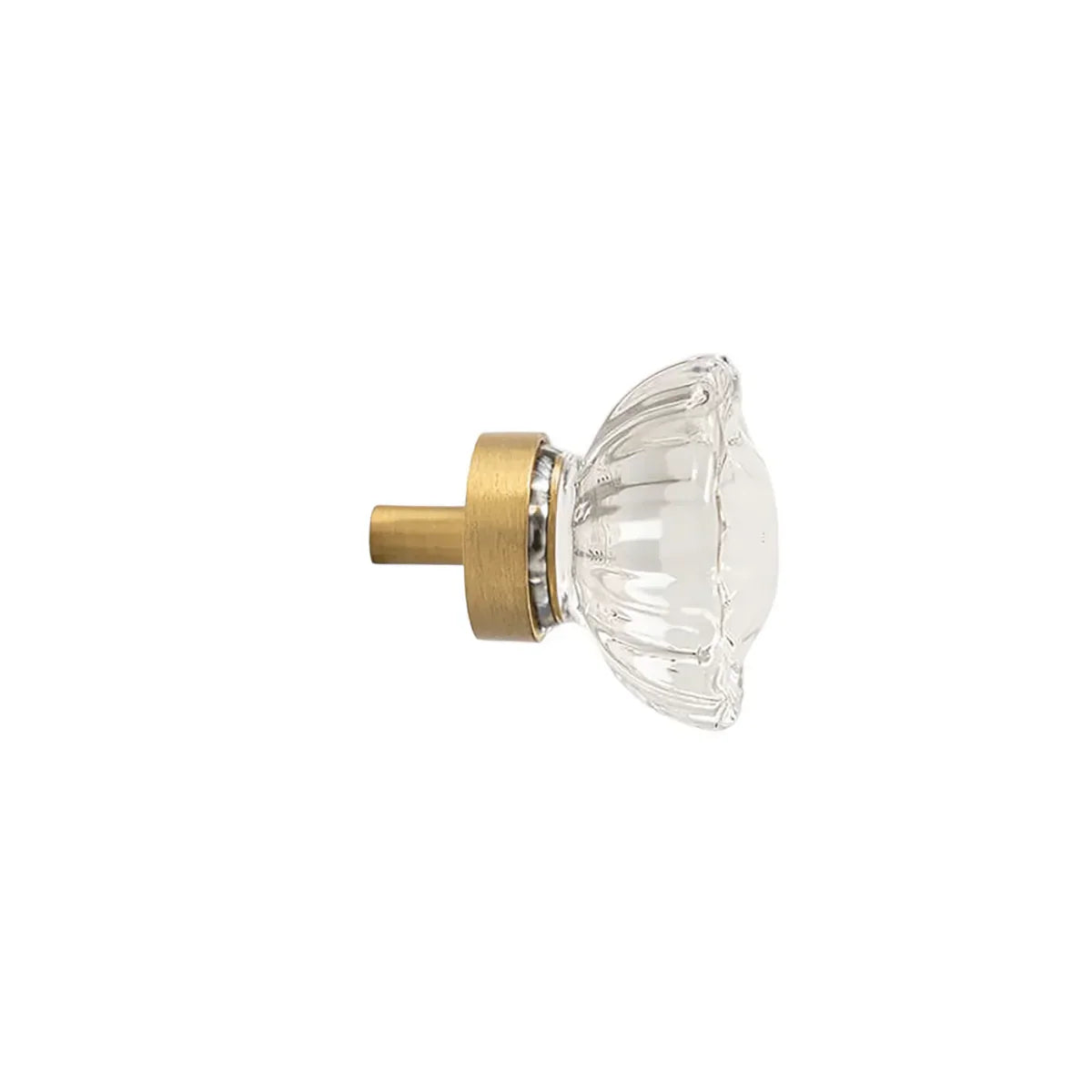 Diamond Faceted Crystal Cabinet Knob | Luxury Crystal Knob
