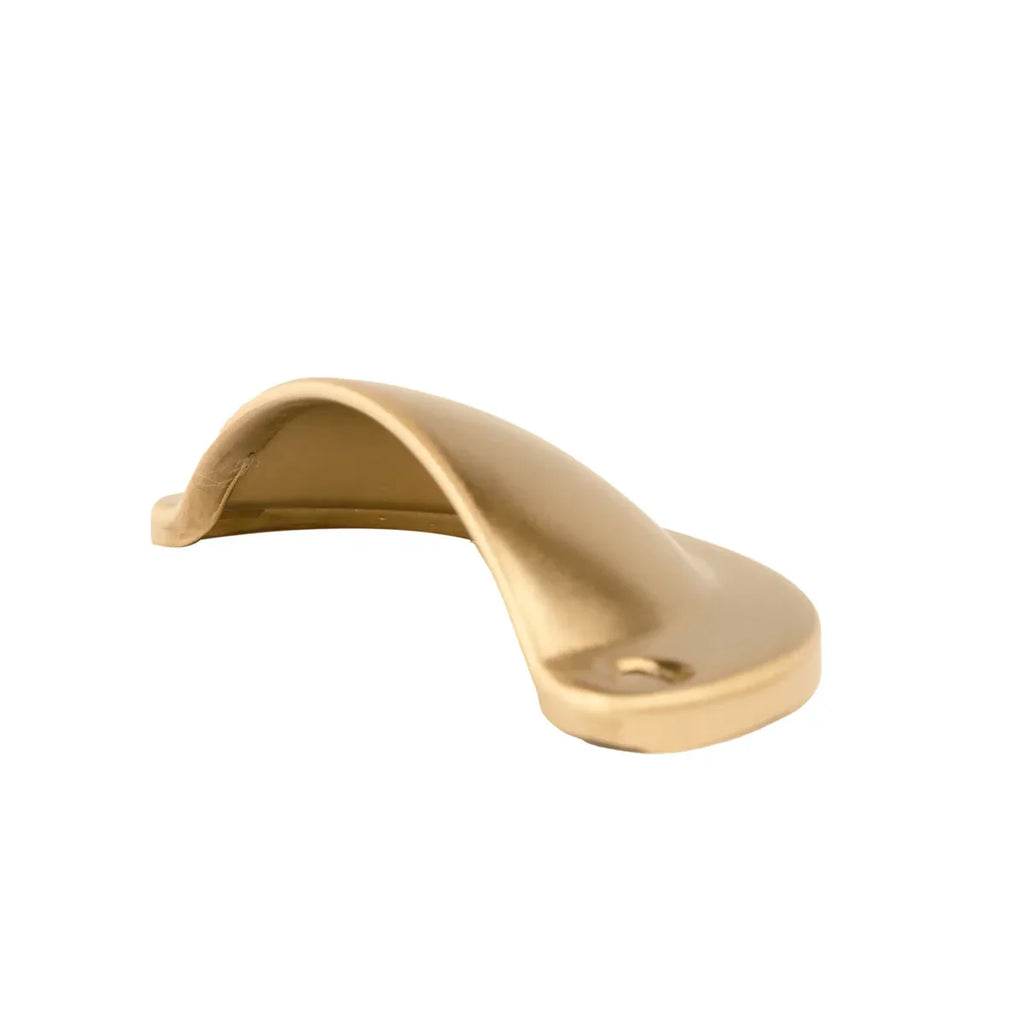 Classic Solid Brass Shell Pull Handle | Brass Essence India