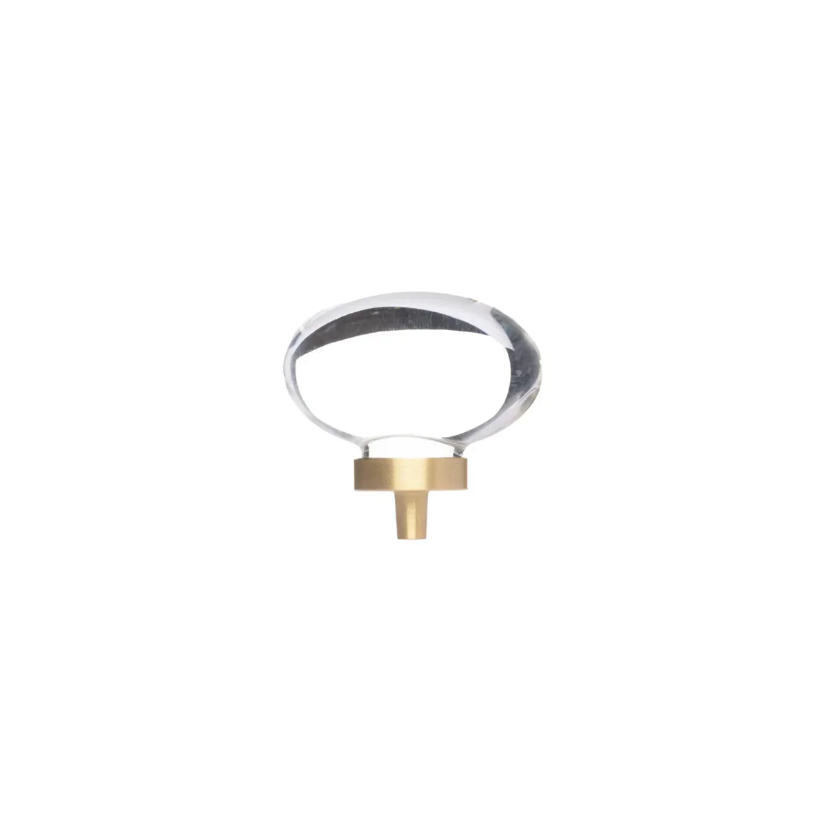 Classic Crystal Cabinet Knob | Luxury Crystal Brass Cabinet Knob