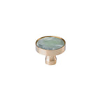 Prisma Acrylic & Brass Disc Cabinet Knob | Luxury Cabinet Hardware India