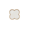 Clover Acrylic Brass Cabinet Knob | Brass Essence India