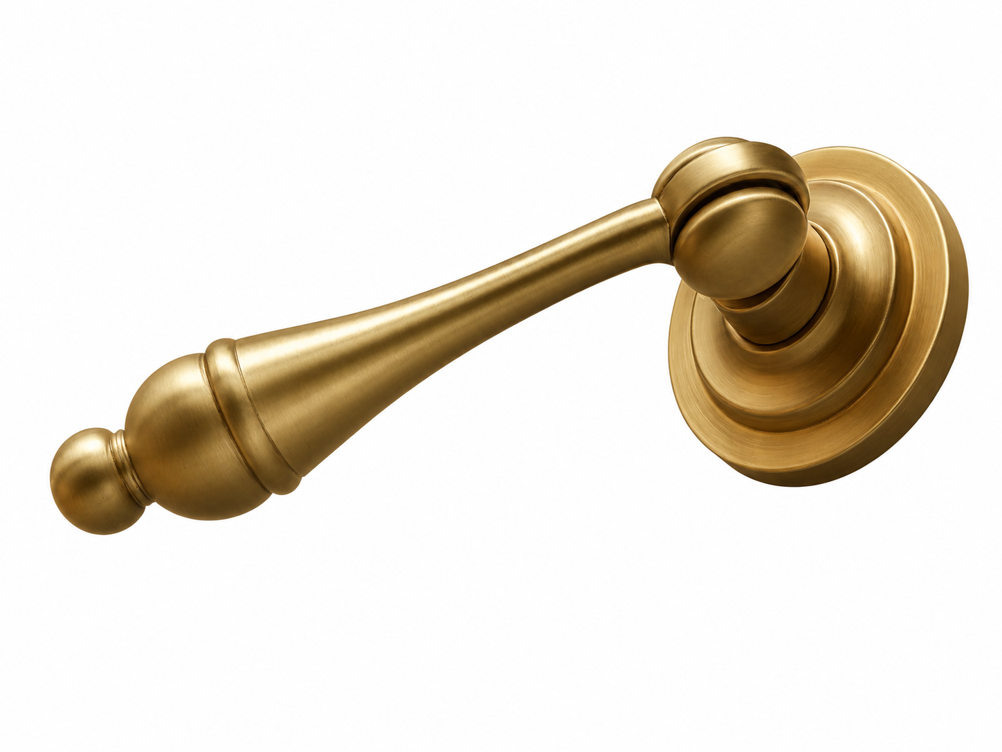 Brushed Gold Brass Teardrop Cabinet Pull | Luxury Cabinet Pull