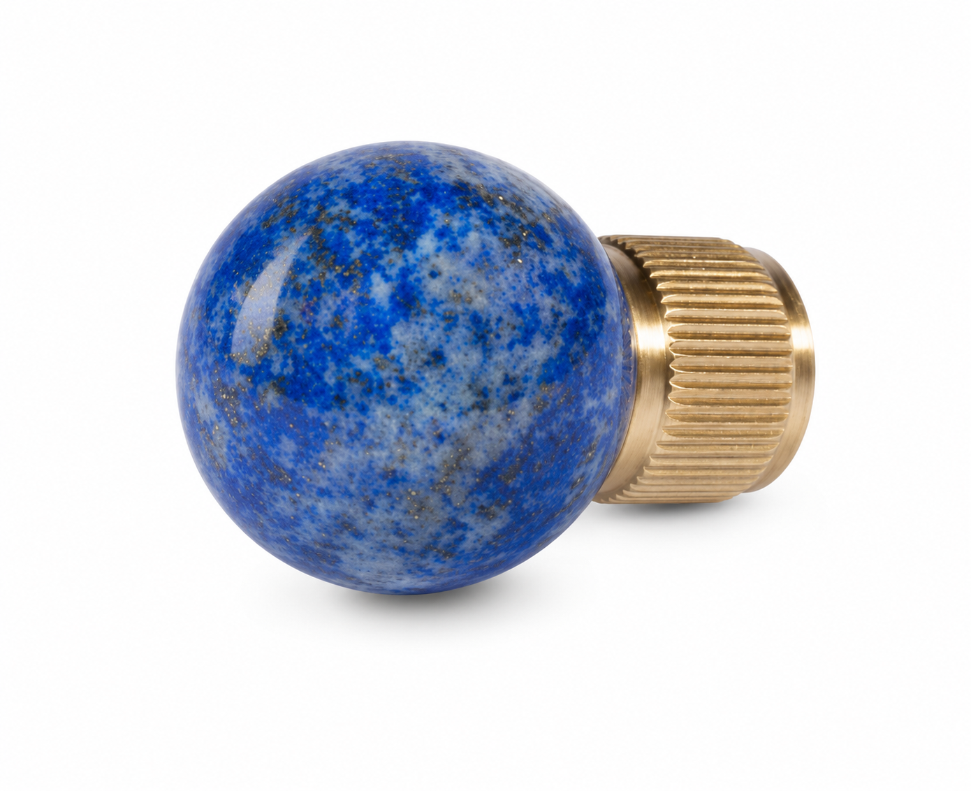 Gemstone Bead & Brass Cabinet Knob | Designer Cabinet Knob