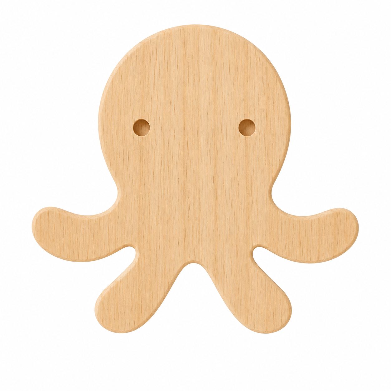 Octopus Wood Knob | Premium Wooden Cabinet Knob India