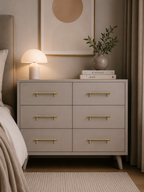 Naveena Signature Solid Brass Cabinet Handles – product view – Brass Essence