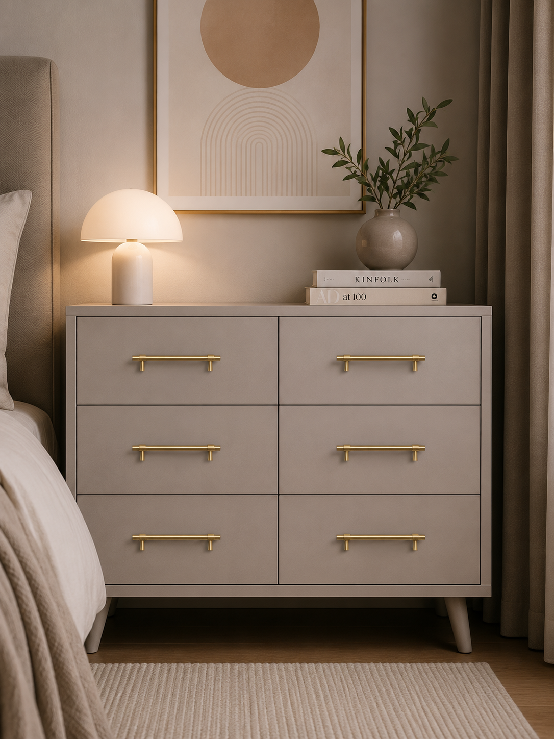 Naveena Signature Brass Collection | Solid Brass Cabinet & Kitchen Handles