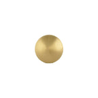 Mushroom Solid Brass Cabinet Knob – product view – Brass Essence