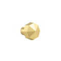 Octagon Geometric Brass Cabinet Knob | Premium Solid Brass Modern Cabinet Knob | Brass Essence India
