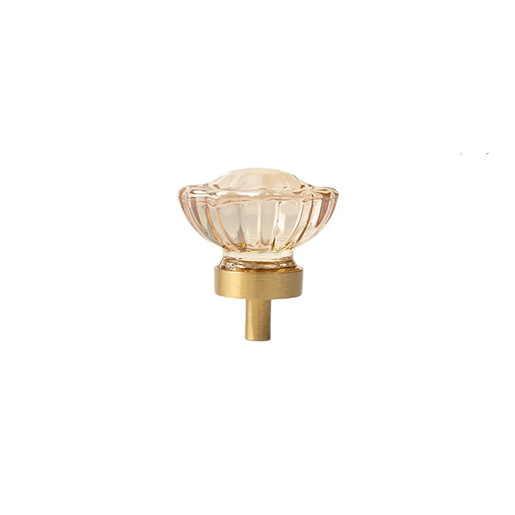 Diamond Faceted Crystal Cabinet Knob | Luxury Crystal Knob