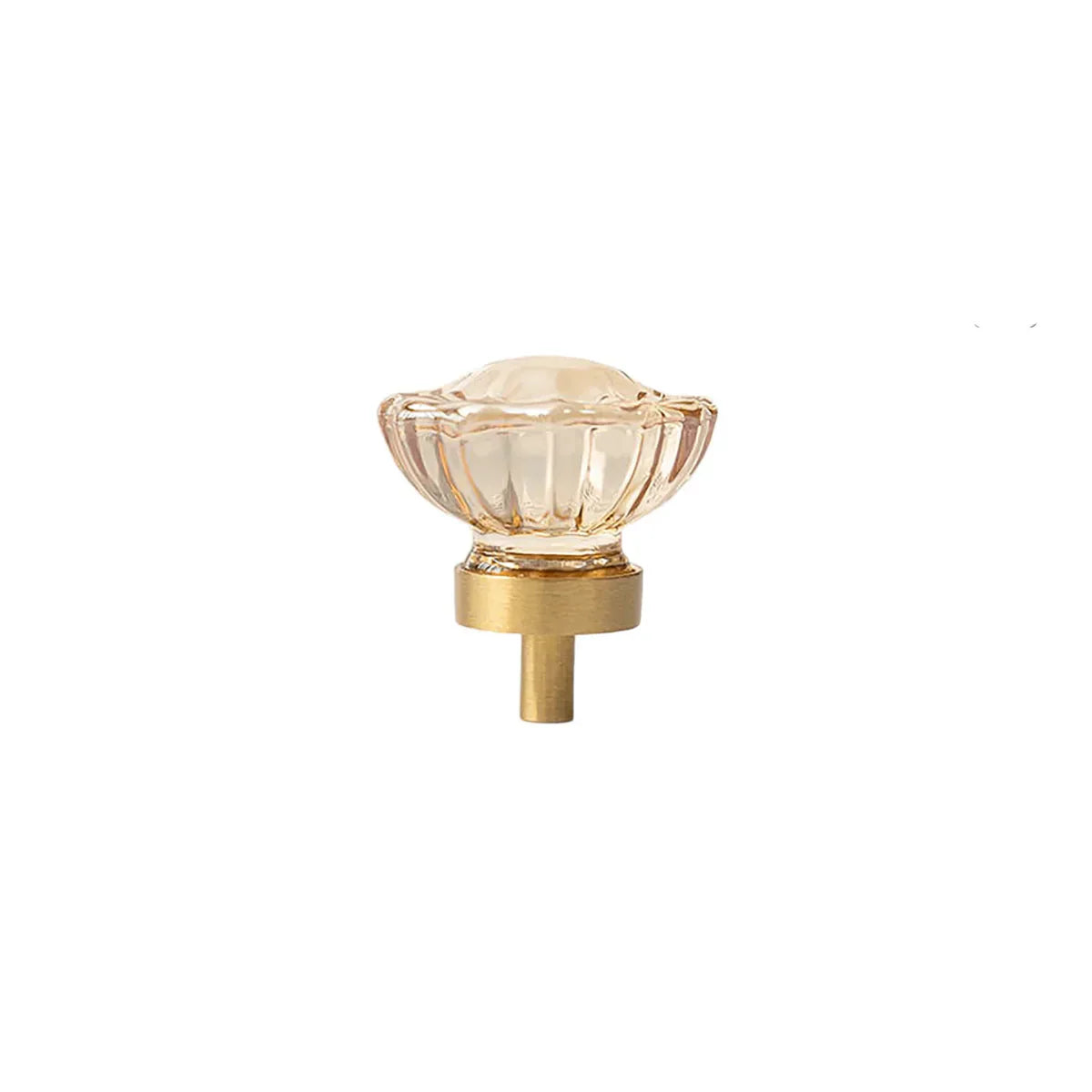 Diamond Faceted Crystal Cabinet Knob | Luxury Crystal Knob
