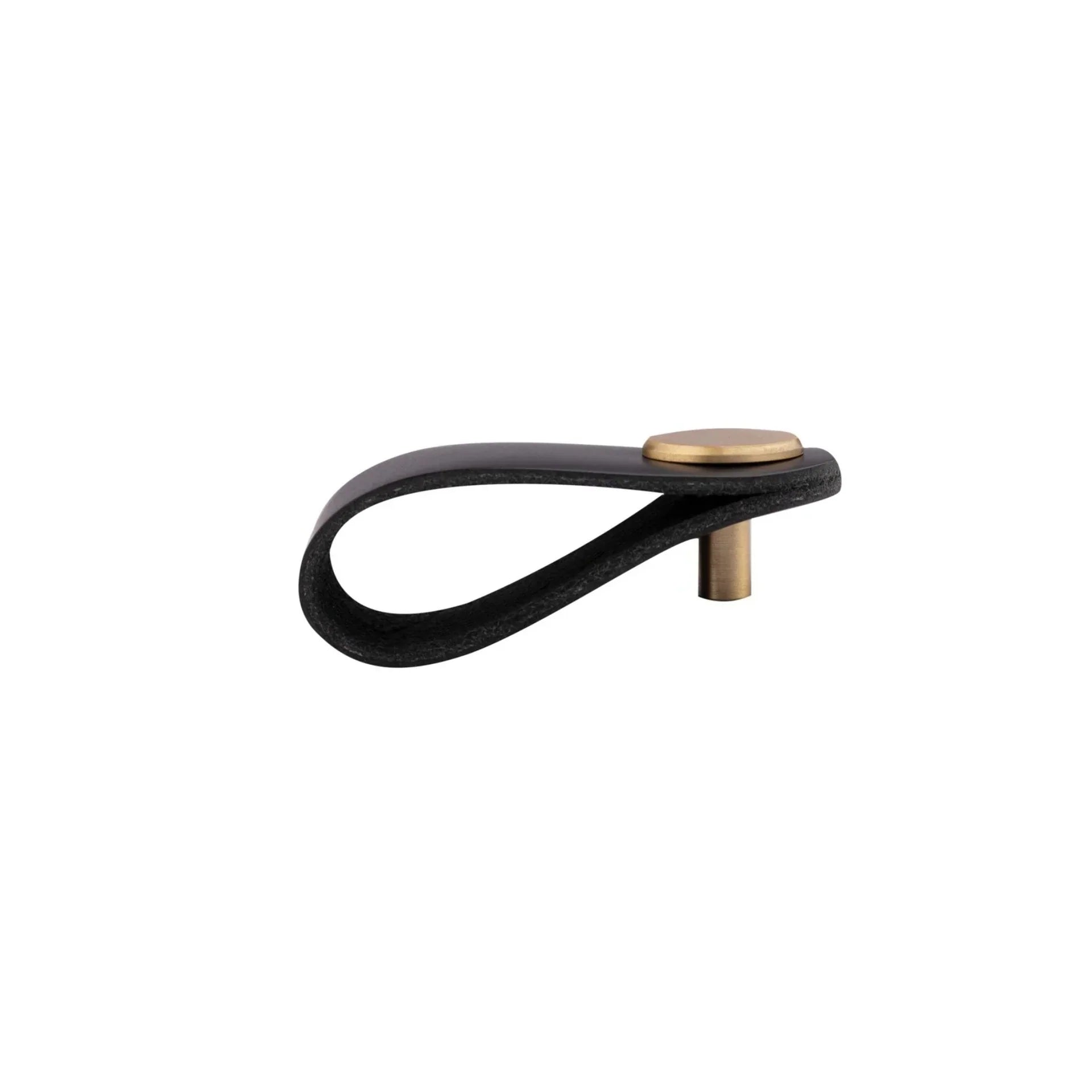 Leather & Brass Strap Cabinet Pulls | Premium Leather Handles
